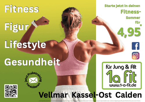 Jetzt im 1a fit trainieren
